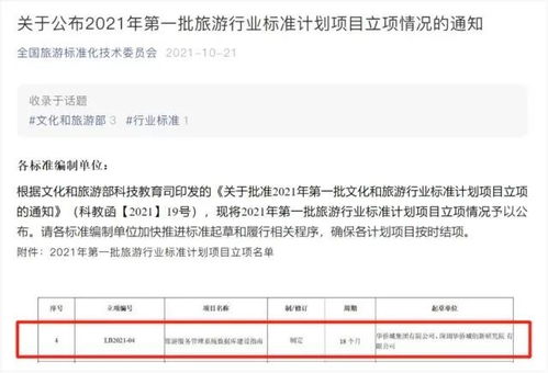 文旅动态 华侨城联合制订旅游数据标准，博涛文化获725万战略投资